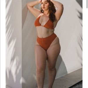 Toluca Swim Cora Midi Plus Bottoms size Medium